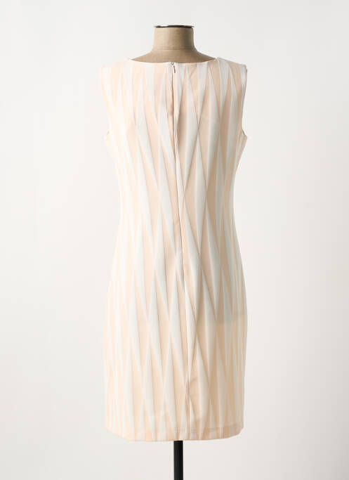 Rochie midi bej FRANCE RIVOIRE femeie