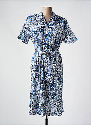 Rochie midi albastru GUY DUBOUIS femeie