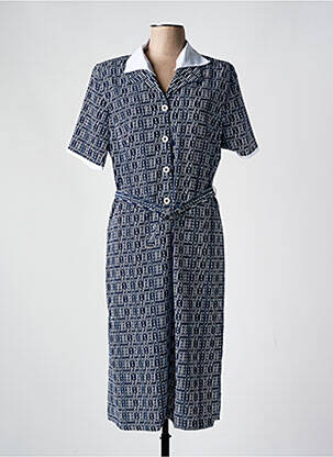 Rochie midi albastru GUY DUBOUIS femeie