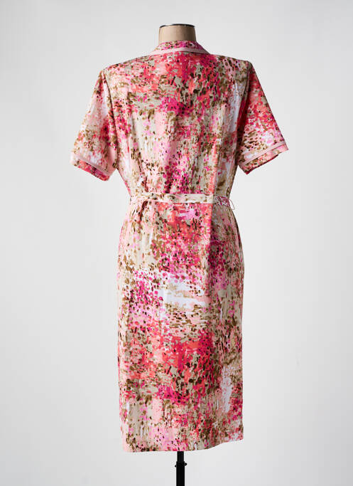 Rochie midi roz GUY DUBOUIS femeie