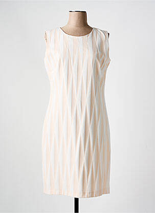 Rochie midi bej GUY DUBOUIS femeie