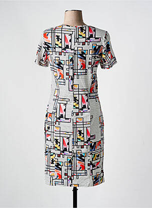 Rochie midi mâneci scurte mâneci scurte negru GUY DUBOUIS femeie