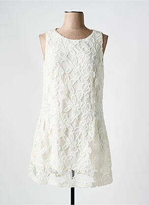 Rochie scurtă bej MERI & ESCA femeie