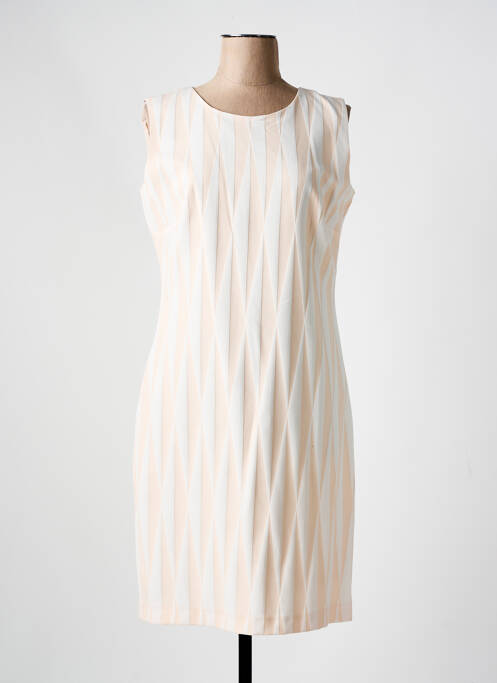 Rochie midi bej GUY DUBOUIS femeie