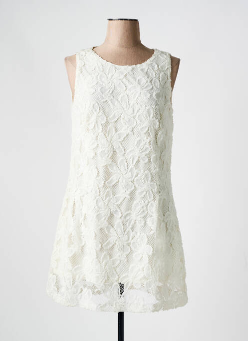 Rochie scurtă bej MERI & ESCA femeie