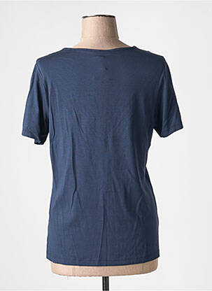 Tricou guler în v mâneci scurte gri GUY DUBOUIS femeie