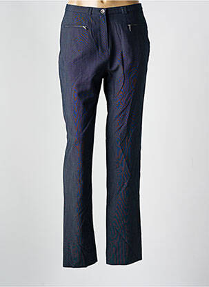 Pantalon slim talie elastică mărime normală albastru GUY DUBOUIS femeie