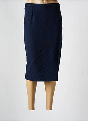 Fustă midi albastru GUY DUBOUIS femeie