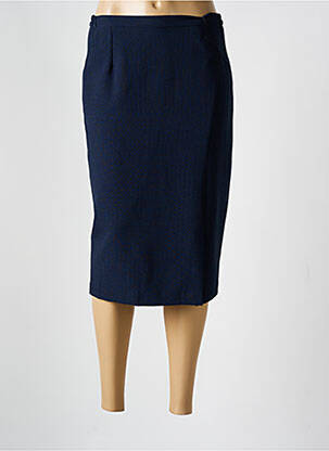 Fustă midi albastru FRANCE RIVOIRE femeie