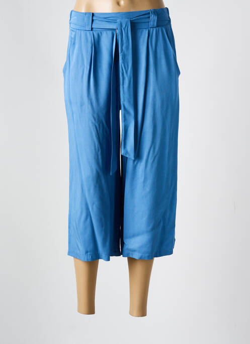 Pantalon trei sferturi albastru COULEURS DU TEMPS femeie