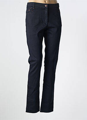 Blugi cu croială slim albastru CHRISTINE LAURE femeie
