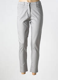 Pantalon 7/8 elasticitate mărime normală gri CHRISTINE LAURE femme