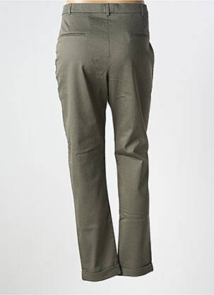 Pantalon drept elasticitate mărime normală verde CHRISTINE LAURE femeie