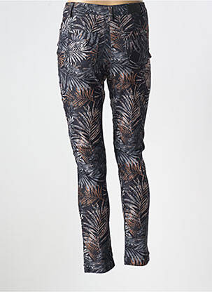 Pantalon 7/8 elasticitate mărime normală negru CHRISTINE LAURE femeie