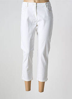 Pantalon trei sferturi alb C'EST BEAU LA VIE femeie