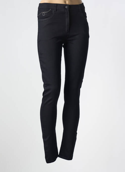 Pantalon slim negru CHRISTINE LAURE femeie