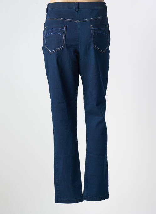 Blugi cu croială slim albastru CHRISTINE LAURE femeie