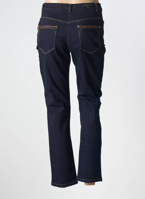 Blugi cu croială dreaptă albastru CHRISTINE LAURE femeie