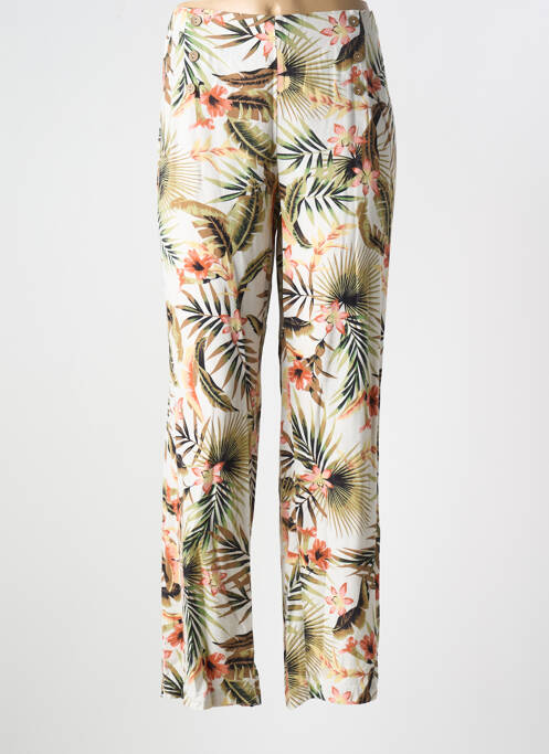 Pantalon drept verde CHRISTINE LAURE femeie