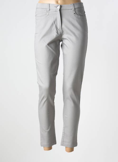 Pantalon 7/8 gri CHRISTINE LAURE femeie
