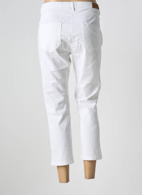 Pantalon trei sferturi alb C'EST BEAU LA VIE femeie