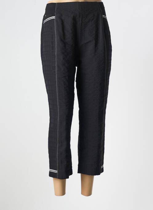 Pantalon trei sferturi negru CHRISTINE LAURE femeie