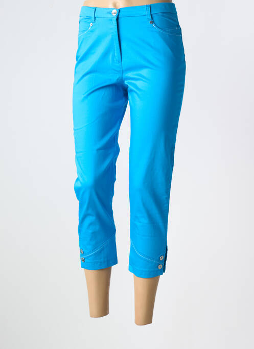 Pantalon trei sferturi albastru CHRISTINE LAURE femeie