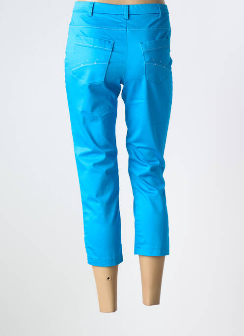 Pantalon trei sferturi albastru CHRISTINE LAURE femeie