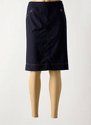 Fustă midi albastru CHRISTINE LAURE femeie