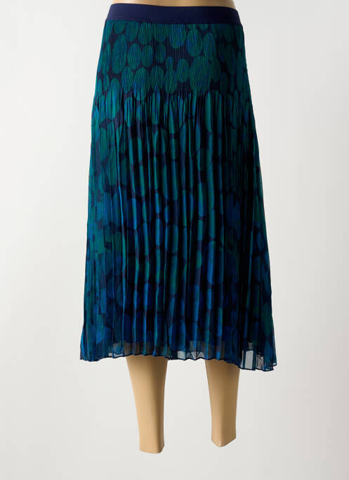 Fustă midi albastru CHRISTINE LAURE femeie