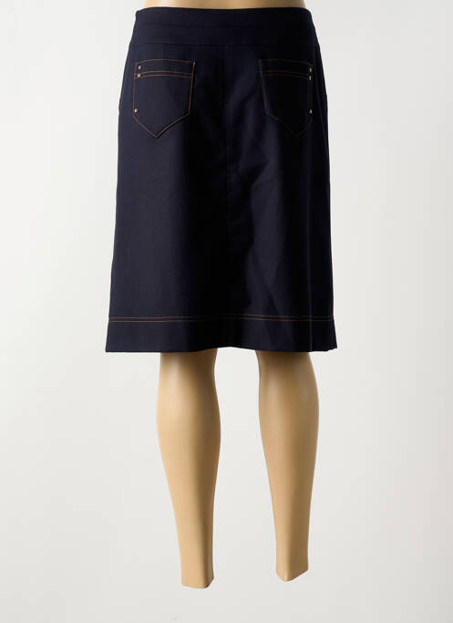 Fustă midi albastru CHRISTINE LAURE femeie