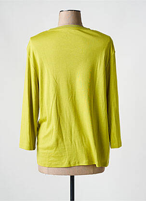 Top guler rotund mâneci lungi verde CHRISTINE LAURE femeie