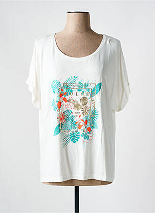 Top alb CHRISTINE LAURE femeie