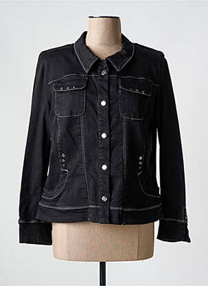 Jachete casual croială dreaptă negru CHRISTINE LAURE femeie