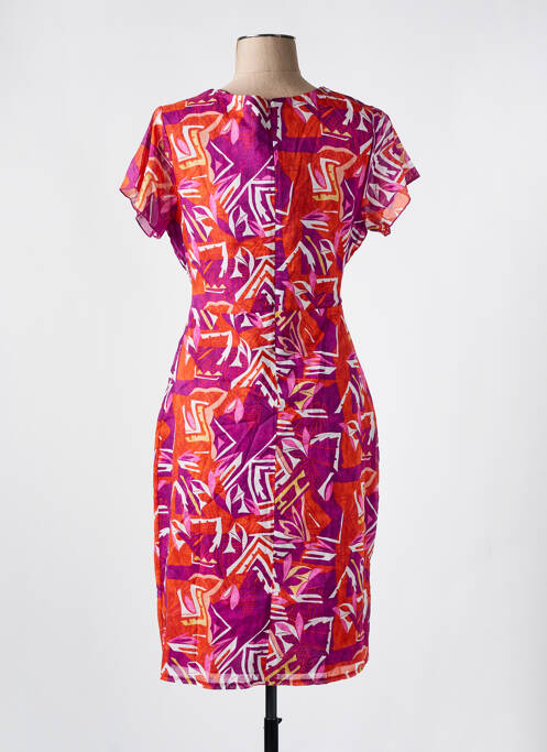 Rochie midi violet CHRISTINE LAURE femeie