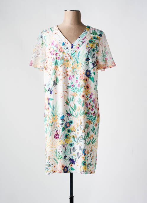 Rochie midi alb CHRISTINE LAURE femeie