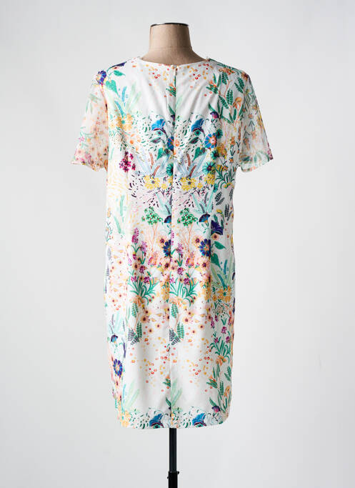 Rochie midi alb CHRISTINE LAURE femeie