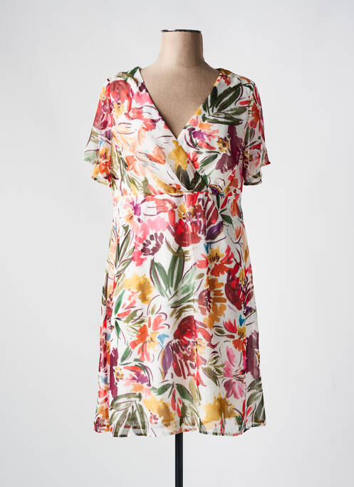 Rochie midi alb CHRISTINE LAURE femeie