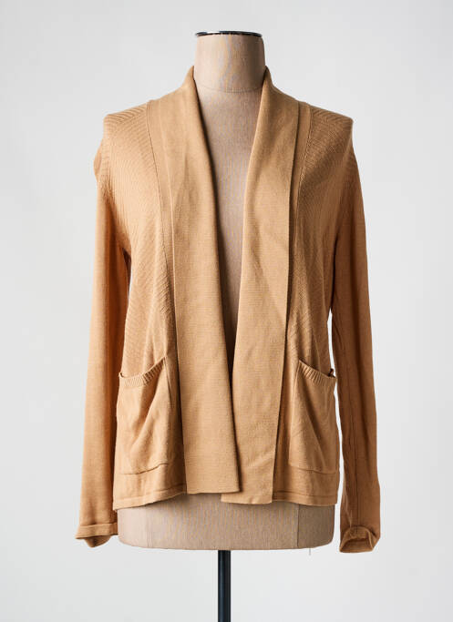 Vestă cu mâneci lungi bej CHRISTINE LAURE femeie