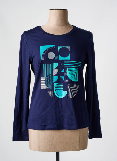 Top albastru CHRISTINE LAURE femeie