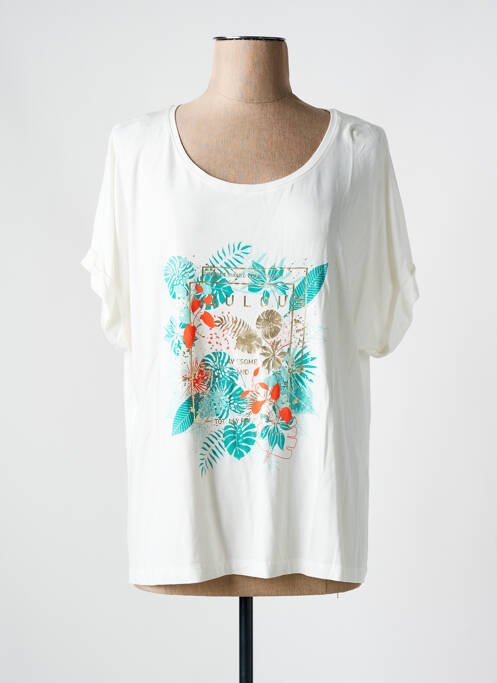 Top alb CHRISTINE LAURE femeie