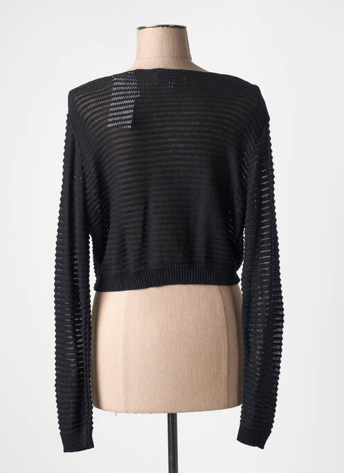 Vestă cu mâneci lungi negru COULEURS DU TEMPS femeie