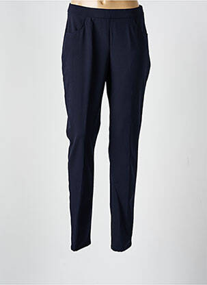 Pantalon slim talie elastică mărime normală albastru GUY DUBOUIS femeie