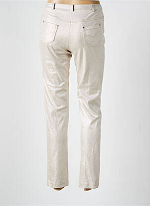 Pantalon 7/8 elasticitate mărime normală argintiu GUY DUBOUIS femeie
