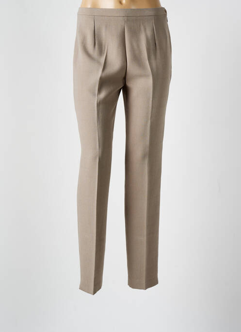 Pantalon slim maro GUY DUBOUIS femeie