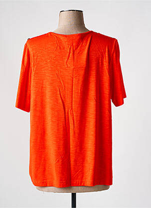 Tricou elasticitate mâneci scurte portocalie GRIFFON femeie