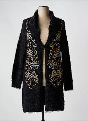 Vestă cu mâneci lungi negru APRICO femeie