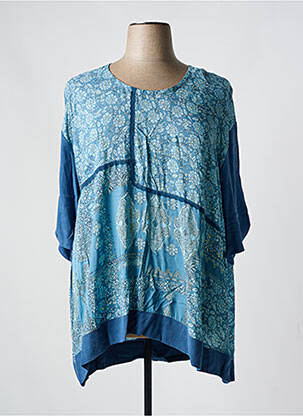 Tunică mâneci lungi albastru FRANCK ANNA femeie