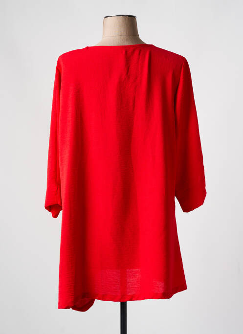 Tunică mâneci lungi roșu FRANCK ANNA femeie