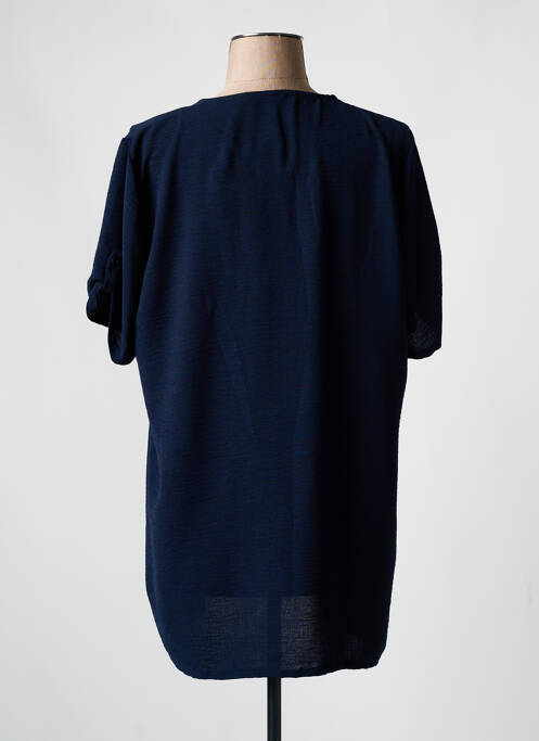 Tunică mâneci scurte albastru FRANCK ANNA femeie